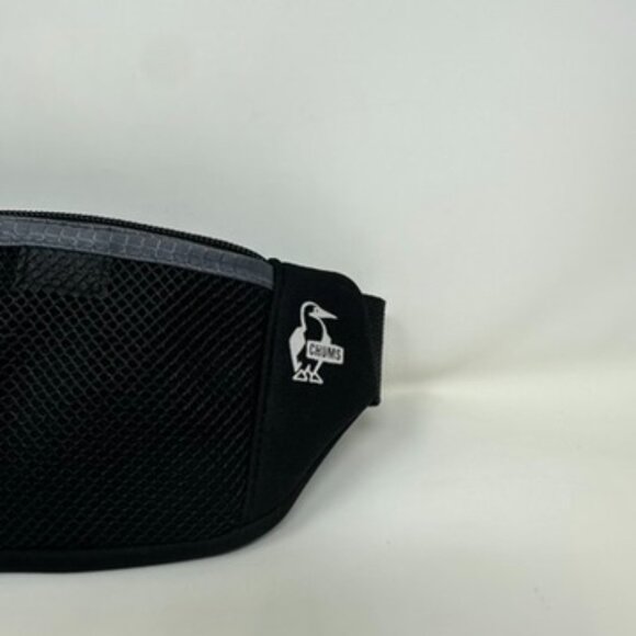 CHUMS Neo Pocket Waist Pack Black Mesh Compact Mini - Picture 8 of 8